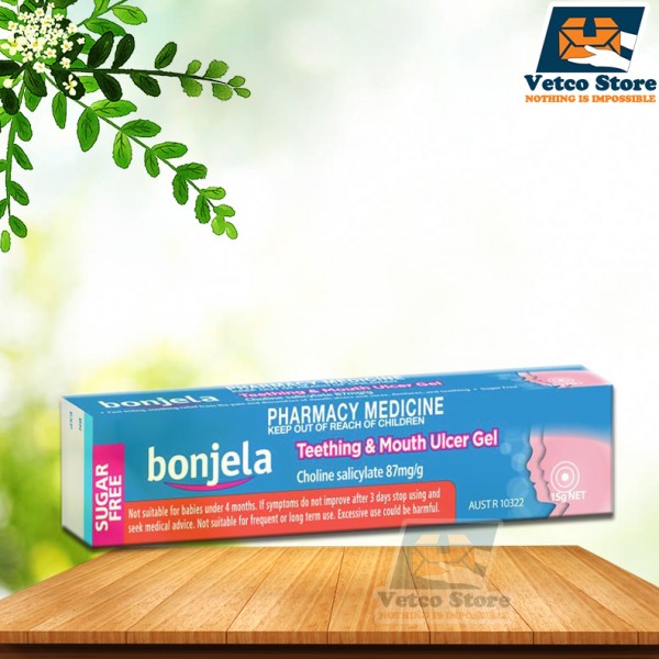 Gel Bôi Mọc Răng & Loét Miệng Cho Bé Bonjela 15g